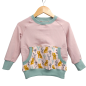 Preview: Pullover [ Kids 1-7 Jahre ] Leopard (Sweat rosa) (Bündchen mint)